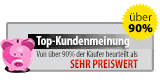 Von über 90% der Käufer als SEHR PREISWERT empfunden**