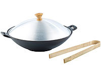 Tornwald-Schmiede Gusseisen Wok Set, 30cm