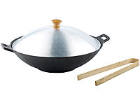 Tornwald-Schmiede Gusseisen Wok Set, 37cm